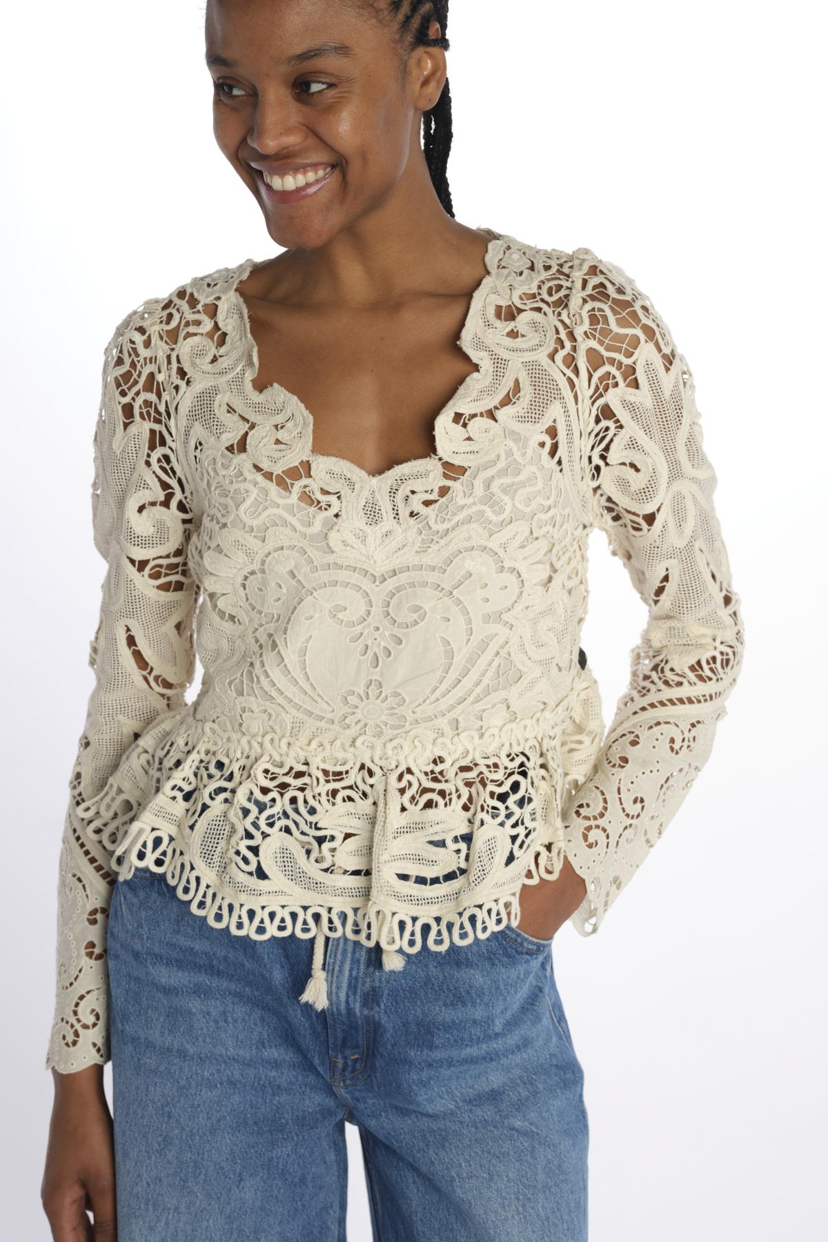 Camicia GIANNA m/l 029 BONE sea ny 
