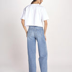 t-shirt over doppio colletto FAN T1817_PS26 010 WHITE bellerose 