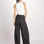 pantalone over con pinces BILLIE 3111 T0160 BLACK T0002 the latest 