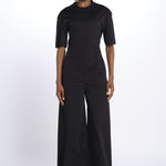 Tuta m/c BIANCA con zip BIANCA 3109 BLACK the latest 