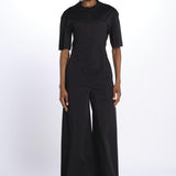 Tuta m/c BIANCA con zip BIANCA 3109 BLACK the latest 