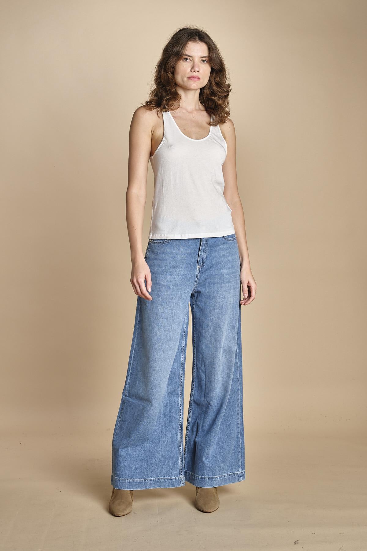 cannottiera americana SARCY BLANC ba&sh 