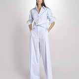 camicia uomo in popeline G012-0187-6311 CELESTE n21 