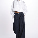 Pantaloni con pences KATHERINE PANT BLUEDENIM jejia 
