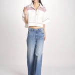 camicia m/c a punto croce 074 WHITE sea ny 