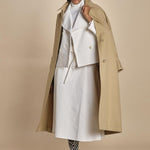 peacot corto di seta SHORT PEA JACKET  A16V02-C NS97 AVORY martin grant 