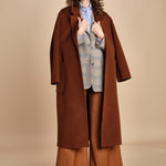 pantalone over con nervature in gabardine ORIANA 540339 26 quelledue 