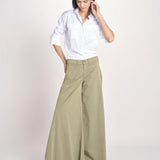 pantalone over 4 tasche GRACE XG02 169 OLIVA ps don't forget me 