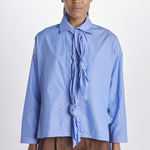  JDPF23SR15012993MAGGIESHIRT1 BLUE COTTON jejia 