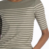 T-shirt MIAS manica 3/4 a righe MIAS51 T1546 STB bellerose 