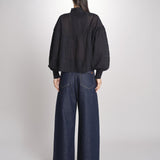 Camicia con nervature DAHALIA 2HVA27-V09771 NOIR vanessa bruno 
