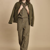 camicia militare. WWSH02247 LEAVES 308 zadig & voltaire 