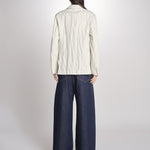 Blazer 3 bottoni gessato 0973 22042 NATURALE aspesi 