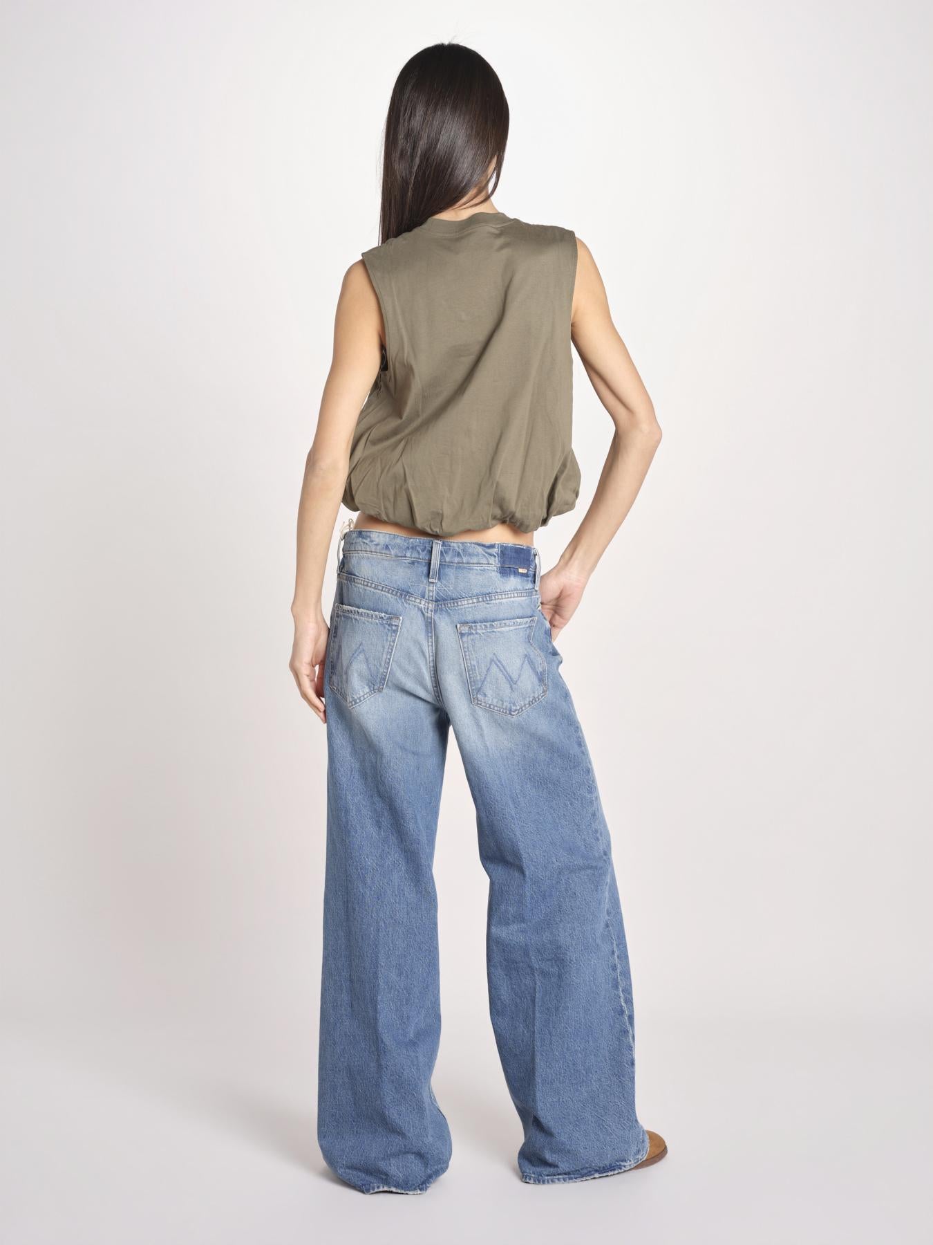 t-shirt s/m con elastico fondo VILLENA 026TS567JE MILITARE woc 