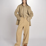 blazer lungo in cotone BIRKIN MJD514_ATEX44 BEIGE jejia 