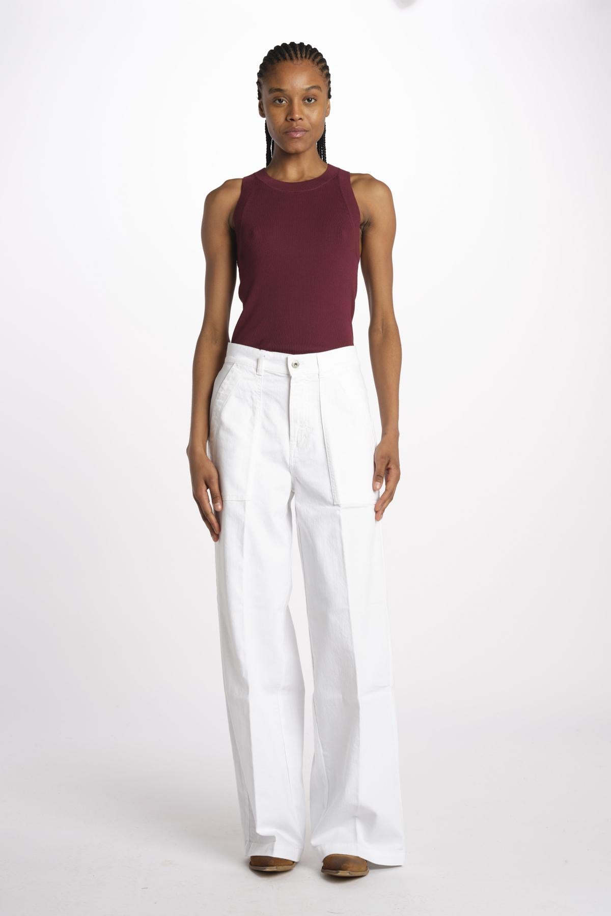 Denim FATA tascone cotone FATA COTONE IVORY true avenue 