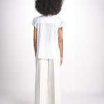 camicia con plastron in pizzo FREYA 744902 WHITE mabe 