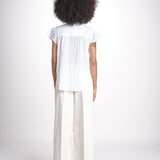camicia con plastron in pizzo FREYA 744902 WHITE mabe 