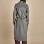 cappotto double con sciarpa VALERAN 3HVA36-V01001 GRIS CHINE vanessa bruno 
