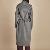 cappotto double con sciarpa VALERAN 3HVA36-V01001 GRIS CHINE vanessa bruno 