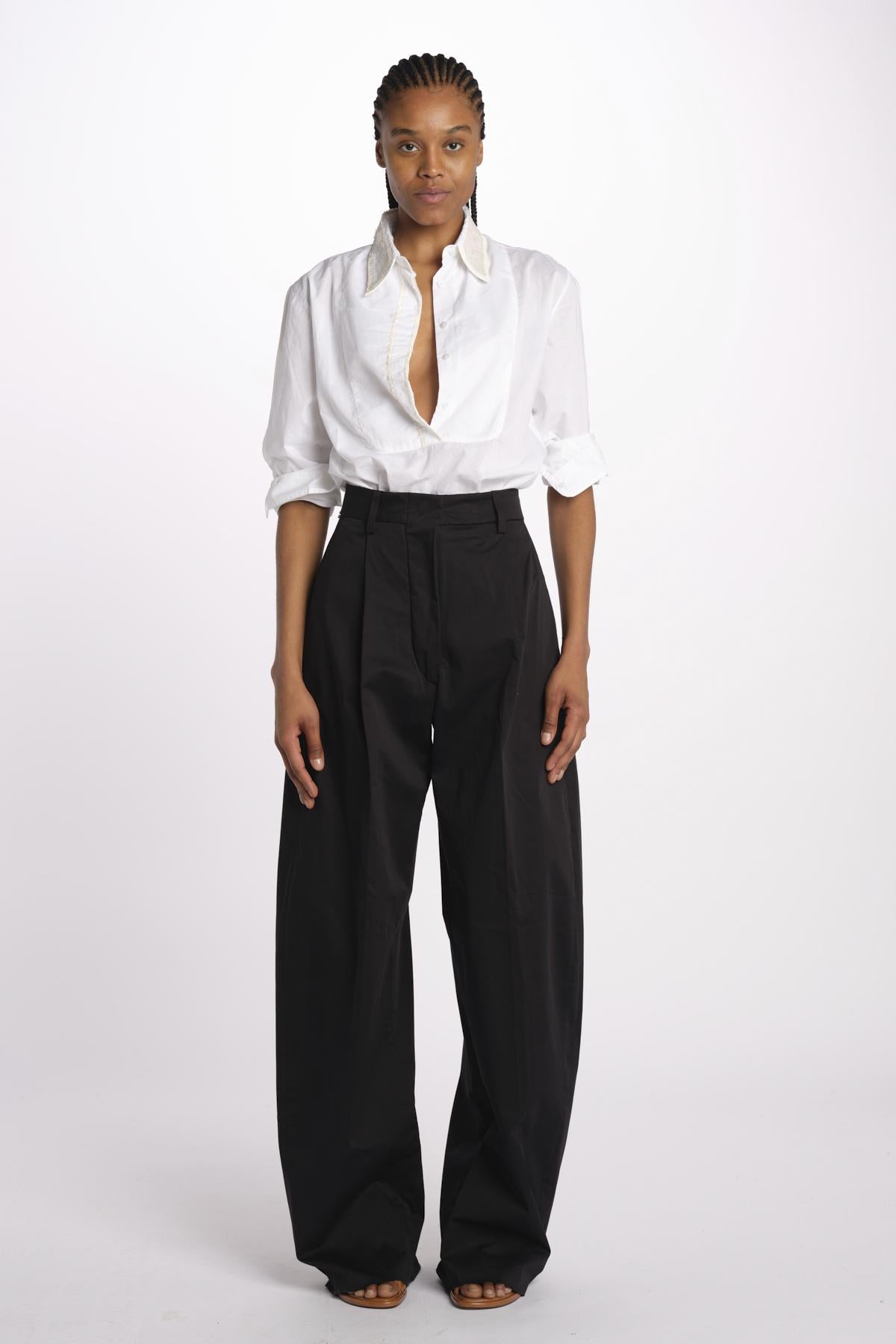 Pantalone BILLIE pinces over BILLIE 3111 BLACK the latest 