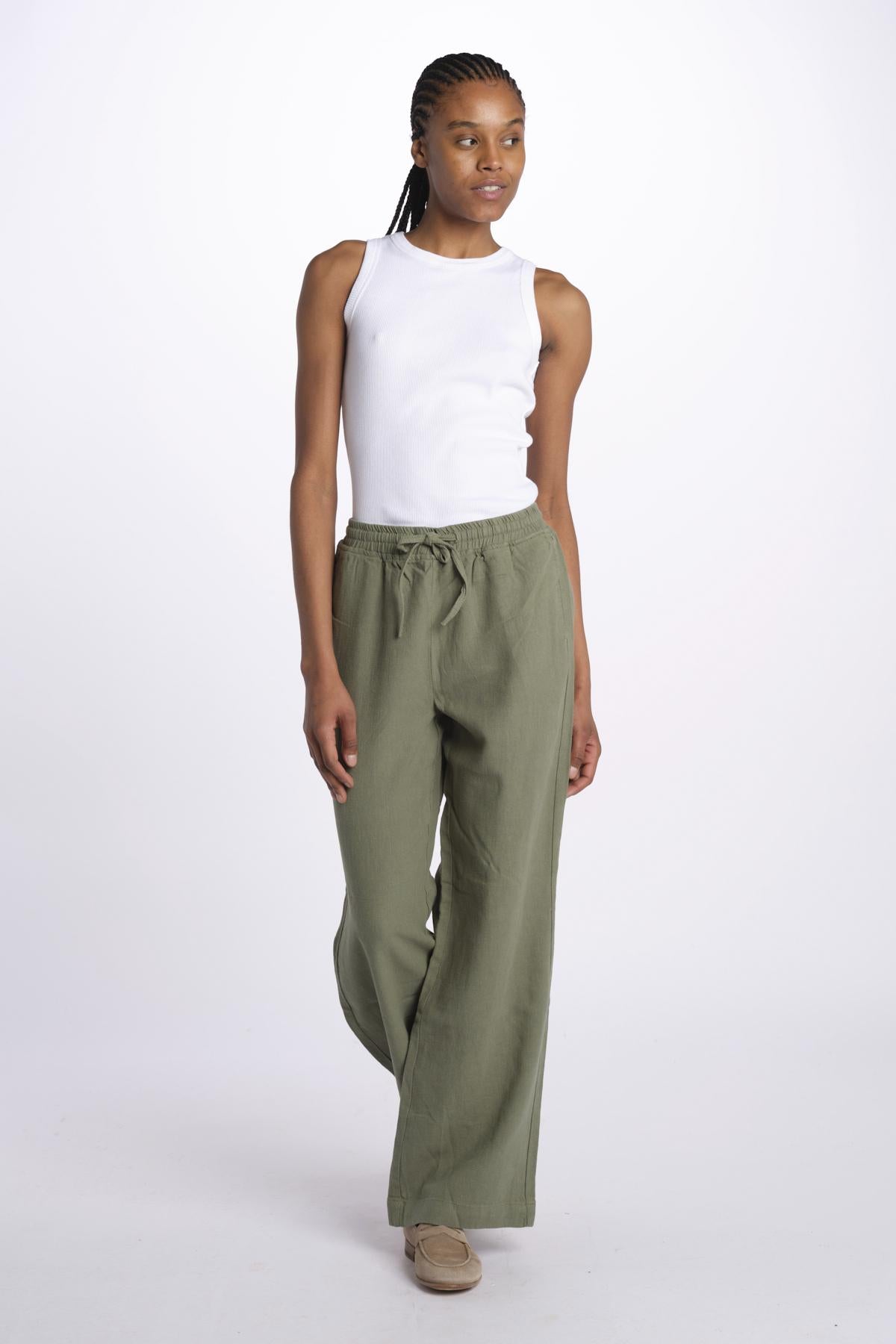FRANCINE PANTALONE COULISSE LL 99 W by fam. FRANCINE GREEN fam 