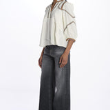 Camicia con profili TALSIE ECRU ba&sh 