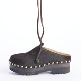 JDPF23FO13036939STRINGSCROCS BROWN PONY jejia 