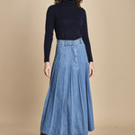 gonna lunga in denim OPUNZIA  2525106016600 002 weekend maxmara 