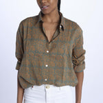 Camicia COQUILLAGES KIPRO 434Y terre rouge 