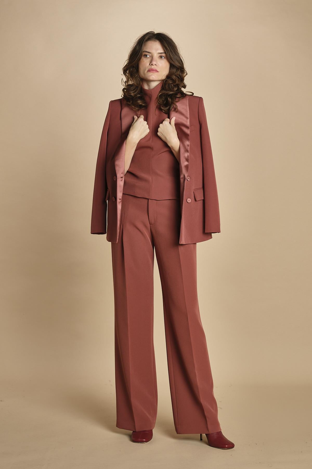 giacca doppipetto in cady 30303-313 COCCIO 57 federica tosi 