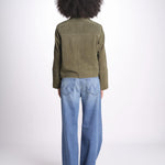 giacchino corto in camoscio RWOW01273 TREILLIS 313 zadig & voltaire 