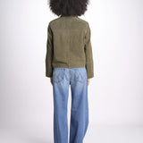 giacchino corto in camoscio RWOW01273 TREILLIS 313 zadig & voltaire 