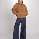 Giubbino in camoscio GAND 6EVH01-V03750 CAMEL vanessa bruno 