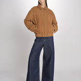 Giubbino in camoscio GAND 6EVH01-V03750 CAMEL vanessa bruno 