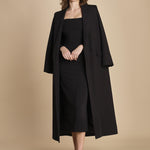 tubino manica lunga con spalle scoperte YUNI BLACK solace 