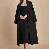 tubino manica lunga con spalle scoperte YUNI BLACK solace 