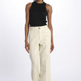 Pantalone dritto cotone lino 7179 21619 150 pomandère 