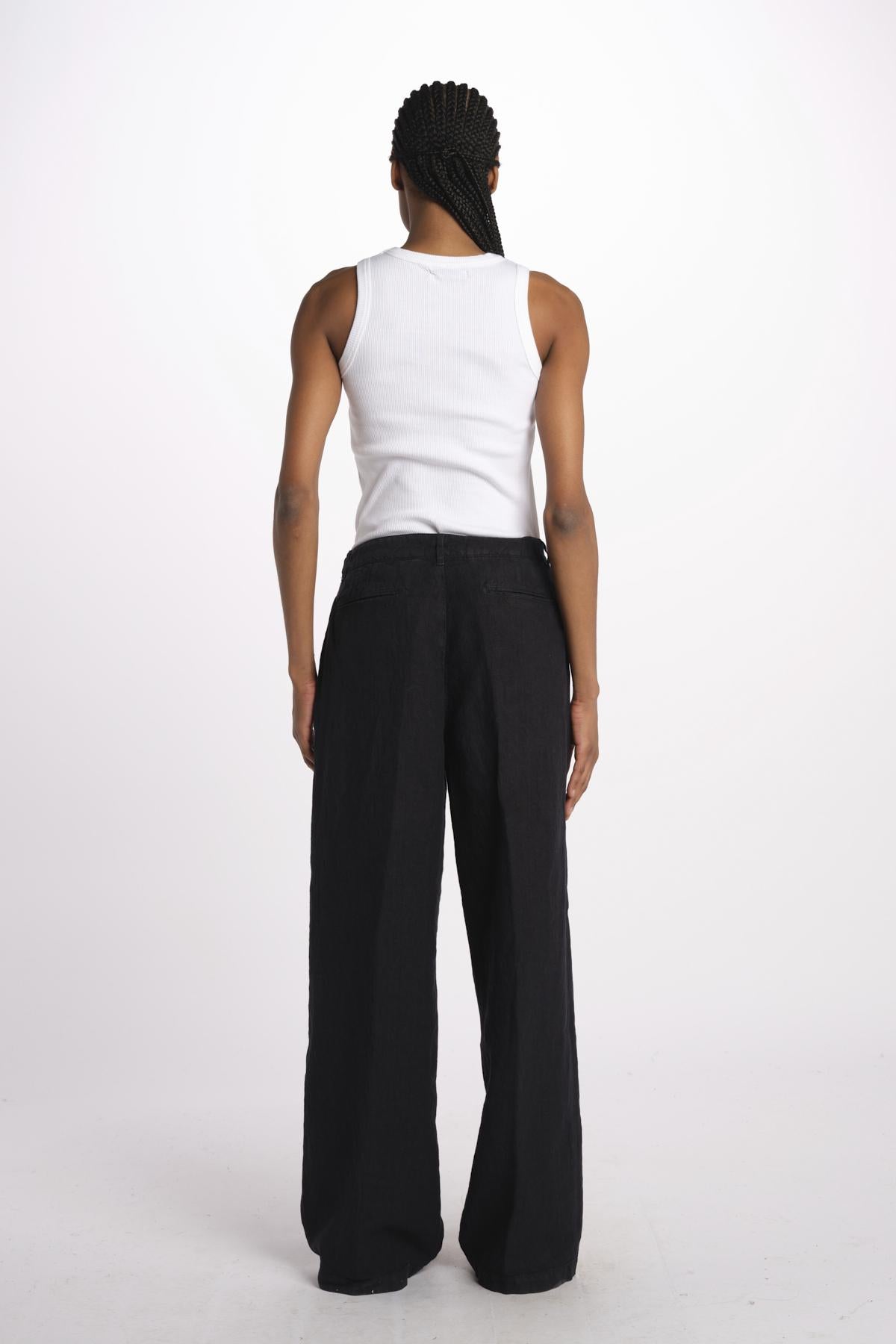 Pantaloni LOIS lino M27DOLOIS-T2160 U501 massimo alba 
