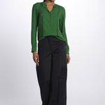 Camicia con frange e inserti pizzo G011 5340 n21 