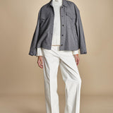 pantalone in fustagno OLIMPIA IVORY true avenue 