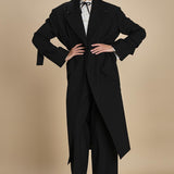 tremch gessato in gabardine N0425248 R911 n21 