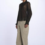 TANDY camicia nera a pois oro WWSH00582 NERO ORO zadig & voltaire 