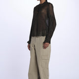 TANDY camicia nera a pois oro WWSH00582 NERO ORO zadig & voltaire 