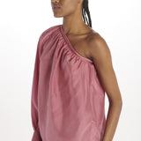 Top monospalla seta MI6M2445 ROSA milaura 