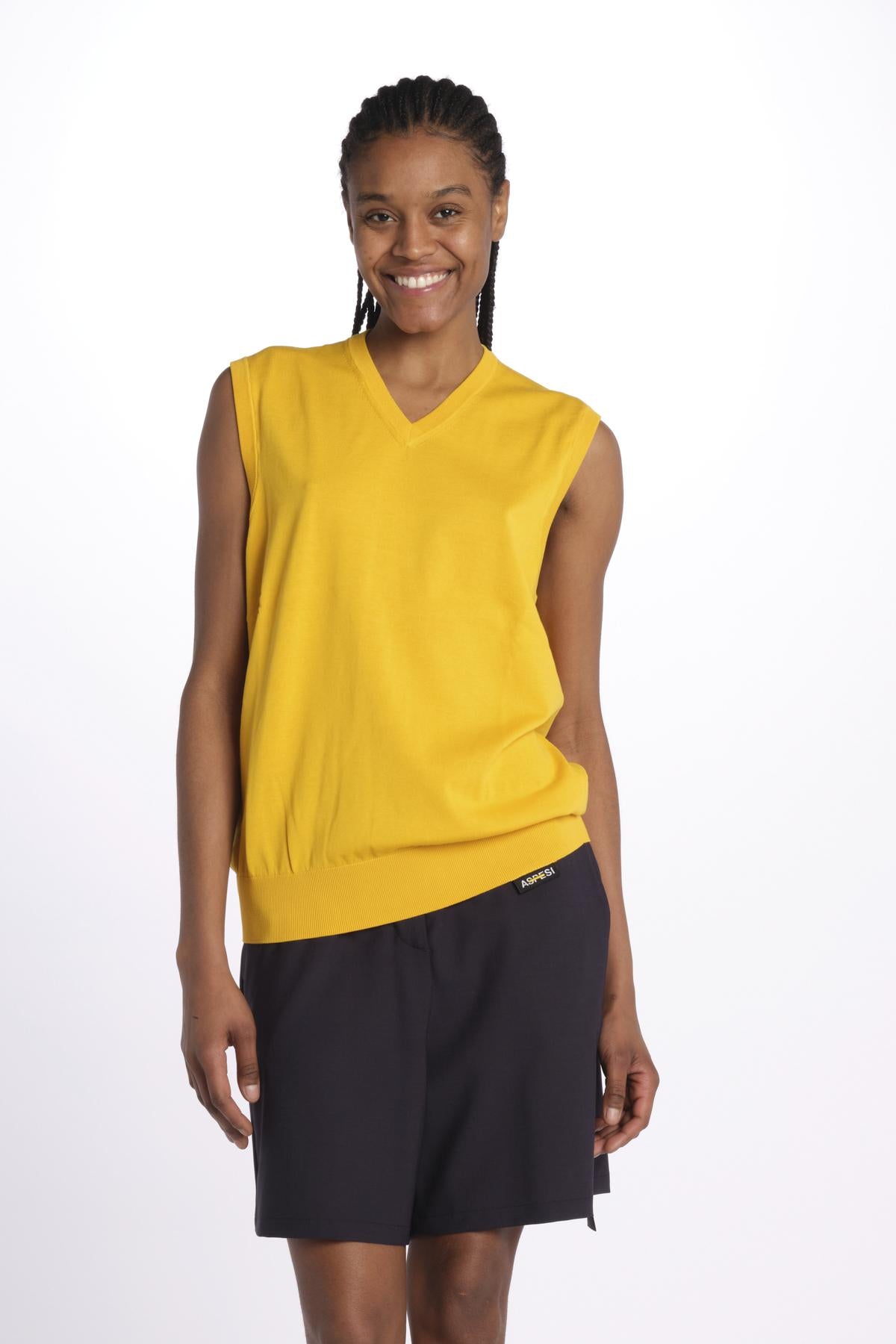 Gilet Over 3020 GIALLO aspesi 