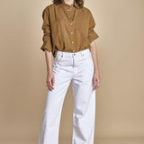 CINEMA camicia con automatici BECH605 MOCHA hartford 