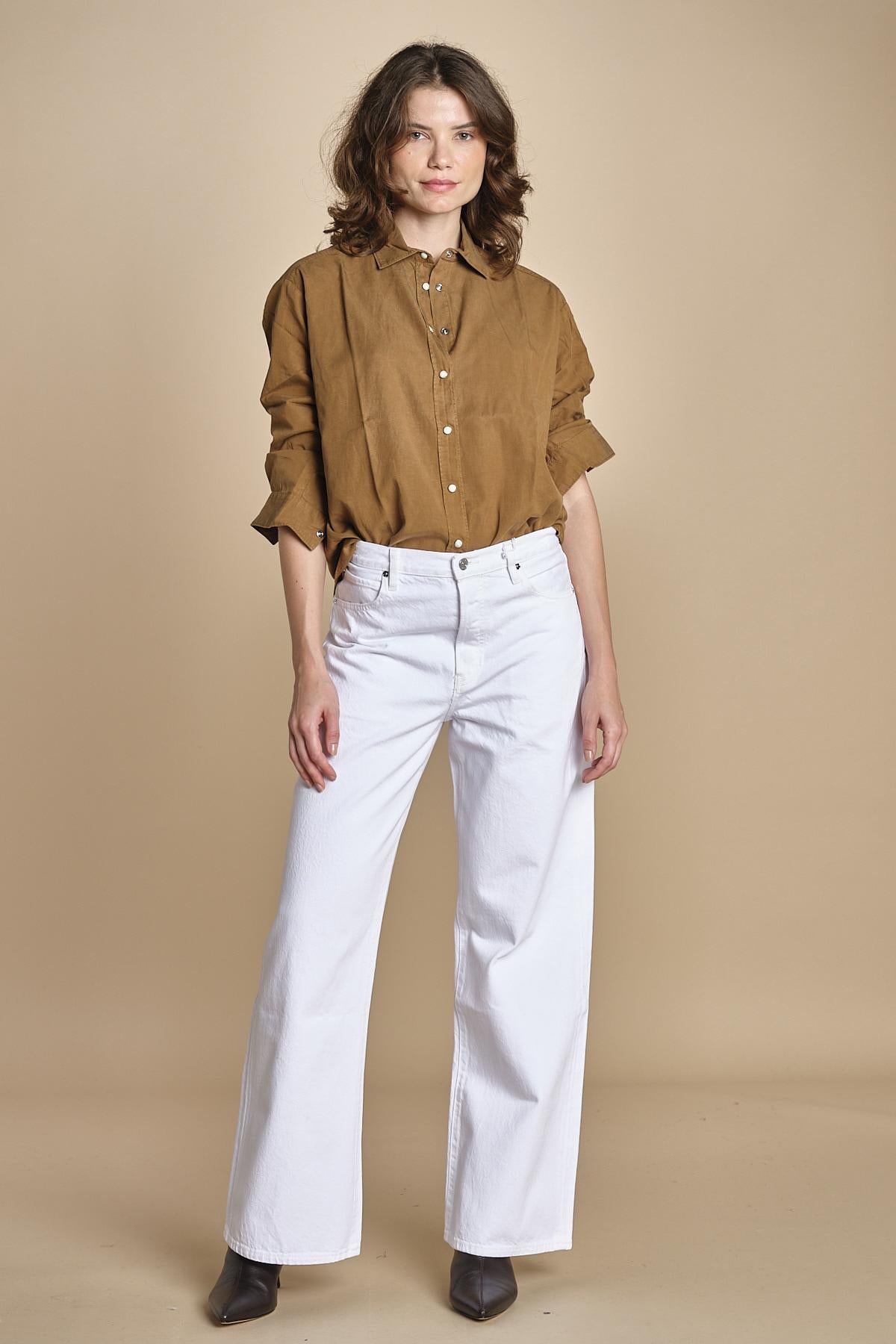 CINEMA camicia con automatici BECH605 MOCHA hartford 