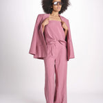 pantalone in lino con pinces DEANA ROSE ba&sh 