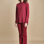camicia da uomo in seta JOE  JF009423 0518 RUBY joseph 